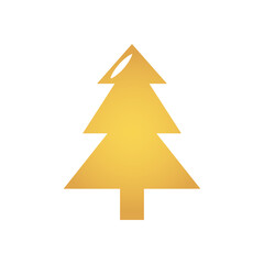 Fototapeta premium pine tree icon, flat style