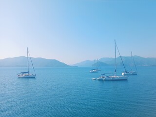 sailboat in the sea