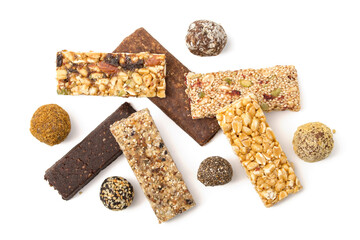 Energy Balls und Riegel