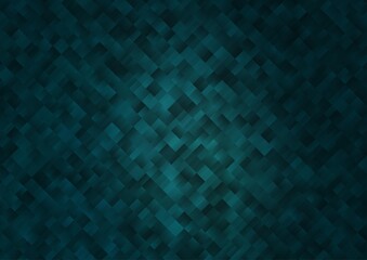 Dark BLUE vector pattern in square style.