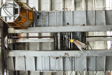 iron objects located on the territory of a plant for the production of iron steel and cast iron at a metal foundry or metal rolling plant