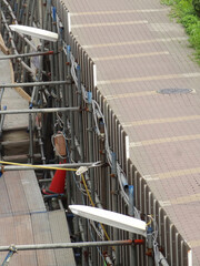 工事現場のフェンス