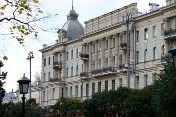 Fototapeta premium historical building in Moscow Russia