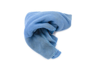 Dirty rag isolated on white background.