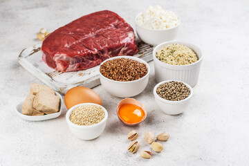 Food rich of amino acids