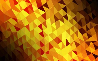 Light Orange vector polygon abstract layout.