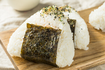 Homemade Japanese Tuna Mayo Onigiri Rice Balls