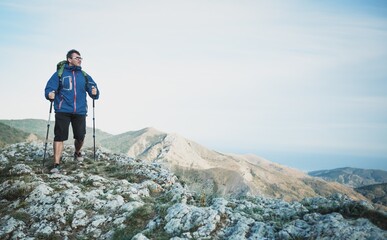 Hiking.