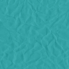 Blue vintage and old looking crumpled paper background. Retro cardboard texture. Grunge paper for drawing. Ancient book page. Present wrapping.