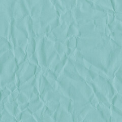Obraz premium Blue vintage and old looking crumpled paper background. Retro cardboard texture. Grunge paper for drawing. Ancient book page. Present wrapping.