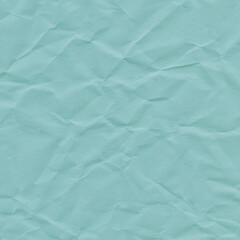 Blue vintage and old looking crumpled paper background. Retro cardboard texture. Grunge paper for drawing. Ancient book page. Present wrapping.