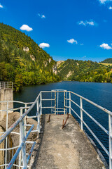 Dam on the Zaovine lake in Serbia