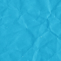 Blue vintage and old looking crumpled paper background. Retro cardboard texture. Grunge paper for drawing. Ancient book page. Present wrapping.