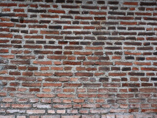 Quirky vintage grunge brick wall background