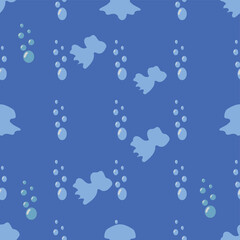 Seamless abstract pattern under water.