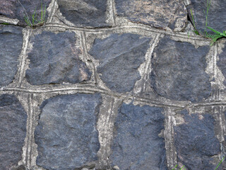 the texture of the old masonry