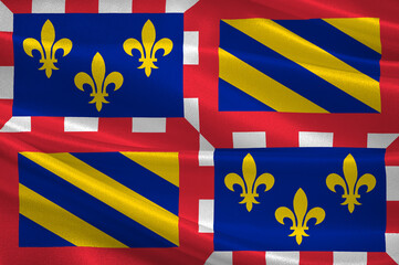 Flag of Burgundy, France