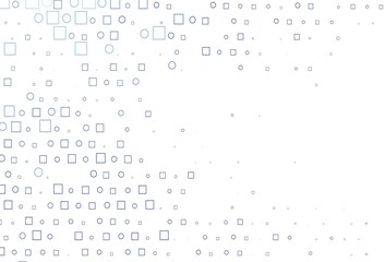 Light BLUE vector backdrop with dots, spots, cubes.