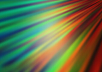 Obraz premium Light Green, Red vector background with straight lines.