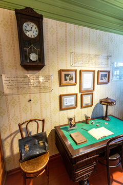 Interior of the Russian film director Eldar Ryazanov museum