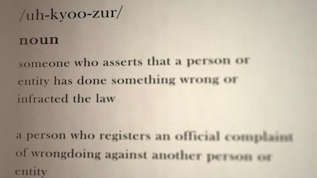 Accuser Definition