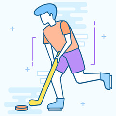 Fototapeta premium Hockey