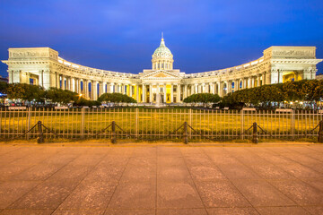 Fototapeta na wymiar Kazan Cathedral in Saint Petersburg, Russia