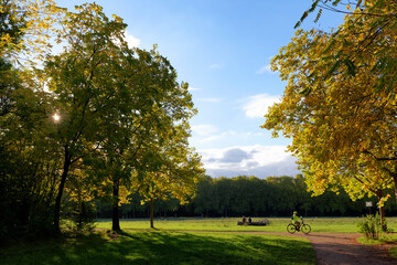 Vincennes wood in Paris 12th arrondissement