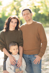 Fototapeta premium Family with child
