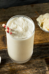 Homemade Frozen Vanilla Milkshake