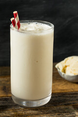 Homemade Frozen Vanilla Milkshake