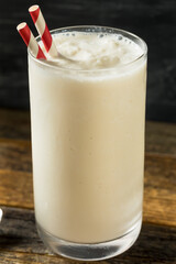 Homemade Frozen Vanilla Milkshake