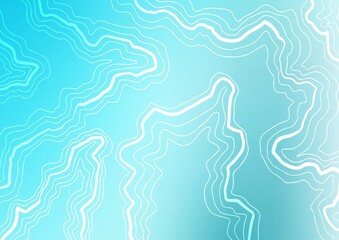 Light BLUE vector pattern with curved circles.