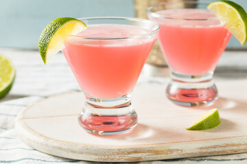 Boozy Refreshing Cranberry Cosmopolitan Cocktail