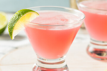 Boozy Refreshing Cranberry Cosmopolitan Cocktail