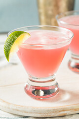 Boozy Refreshing Cranberry Cosmopolitan Cocktail