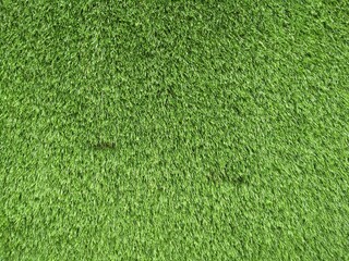 Artificial greener grass backdrop close up photo.