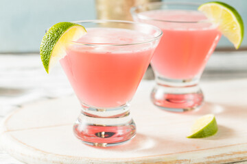 Boozy Refreshing Cranberry Cosmopolitan Cocktail