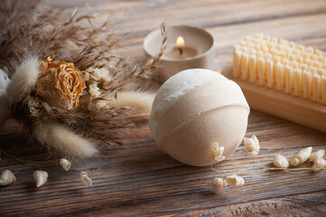 Bath bombs in spa composition