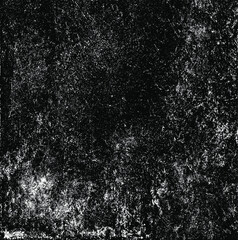 Abstract vector noise. Small particles of debris and dust. Distressed uneven background. Grunge texture overlay with fine grains isolated on white background. Vector illustration. EPS10.