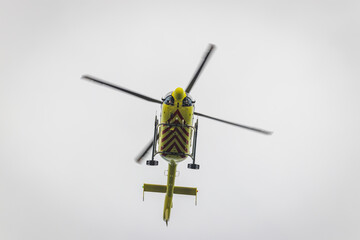 Hungarian rescue air ambulance helicopter