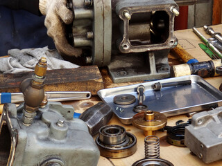 コンプレッサーの分解修理