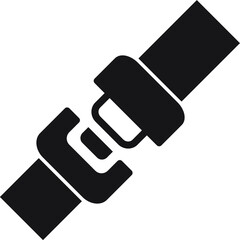 seat belt badge vector illustration eps10