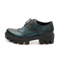 Fashionable heavy boots for men and women isolated on a white background