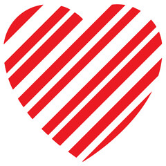 Obraz premium Love sign in blood color showing heart symbol icon 