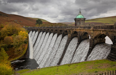 The Craig Goch Dam often called the top dam and is the upper-most of the Elan Valley Reservoirs in...