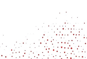 Light Green, Red vector layout with elements of cards.