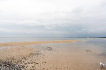 Strand auf Usedom mit Wolken - 386495434