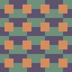 Barn quilt pattern, Amish Patchwork design, Abstract geometric tiled trail Vector illustration