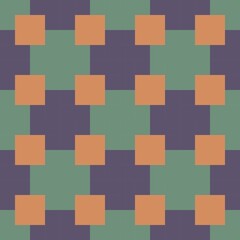 Barn quilt pattern, Amish Patchwork design, Abstract geometric tiled trail Vector illustration